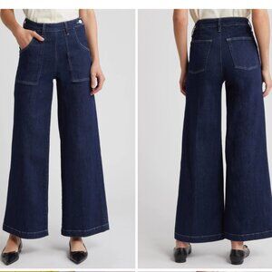 FRAME Francoise Wide Leg Jeans,  Virgo, sz 32